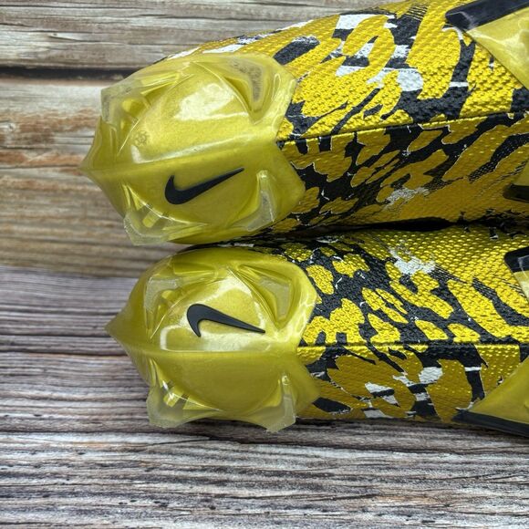 Size 12 USED Nike Vapor Edge Pro OBJ Metallic Gold Black Cleats CI4757-901 main image 5